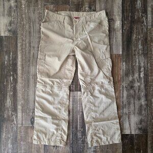 The North Face Women's Khaki Convertible Cargo Pant RN# 61661 Sz XL